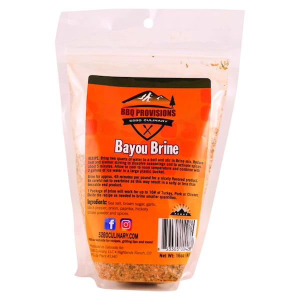 5280 Culinary Brine Mix Bayou 16Oz BAYOUBRINECS Zoro